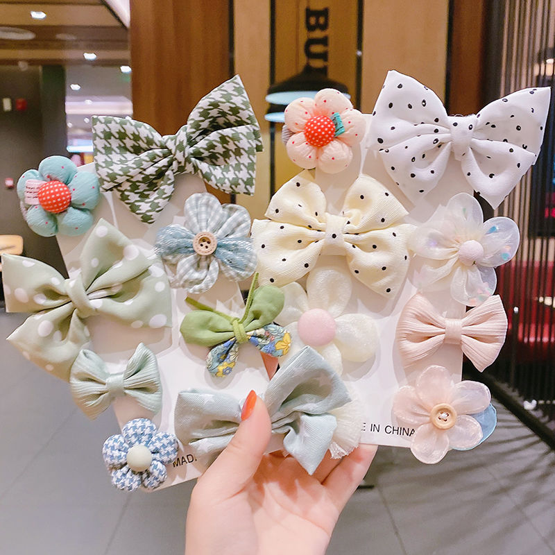Bow Hair Clip Set Little Princess Does Not Hurt Her Hair