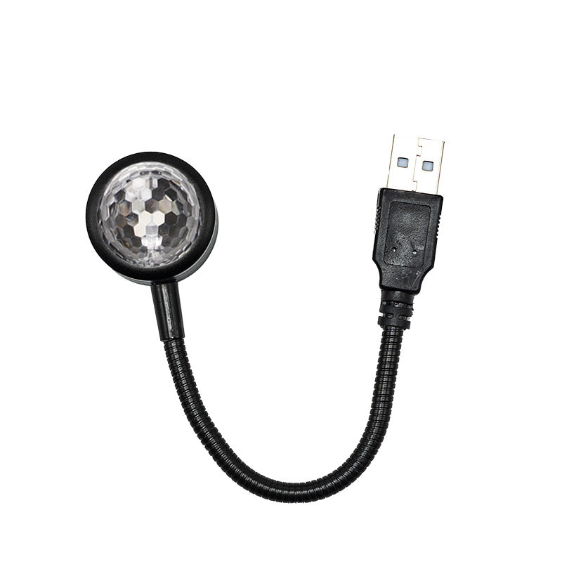 Car Colorful Sound Control Magic Ball Light Atmosphere Light