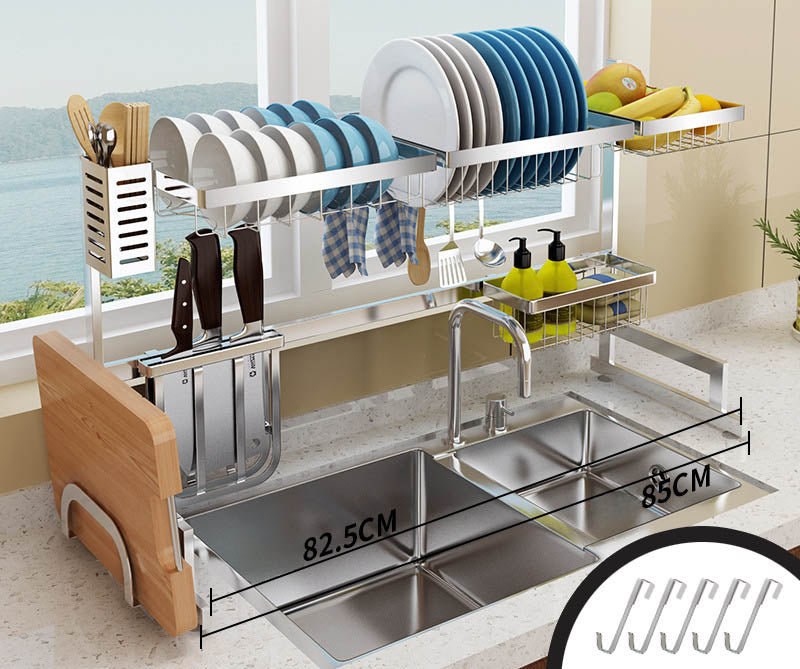 Stainless Steel Kitchen Shelf Combination Organizer