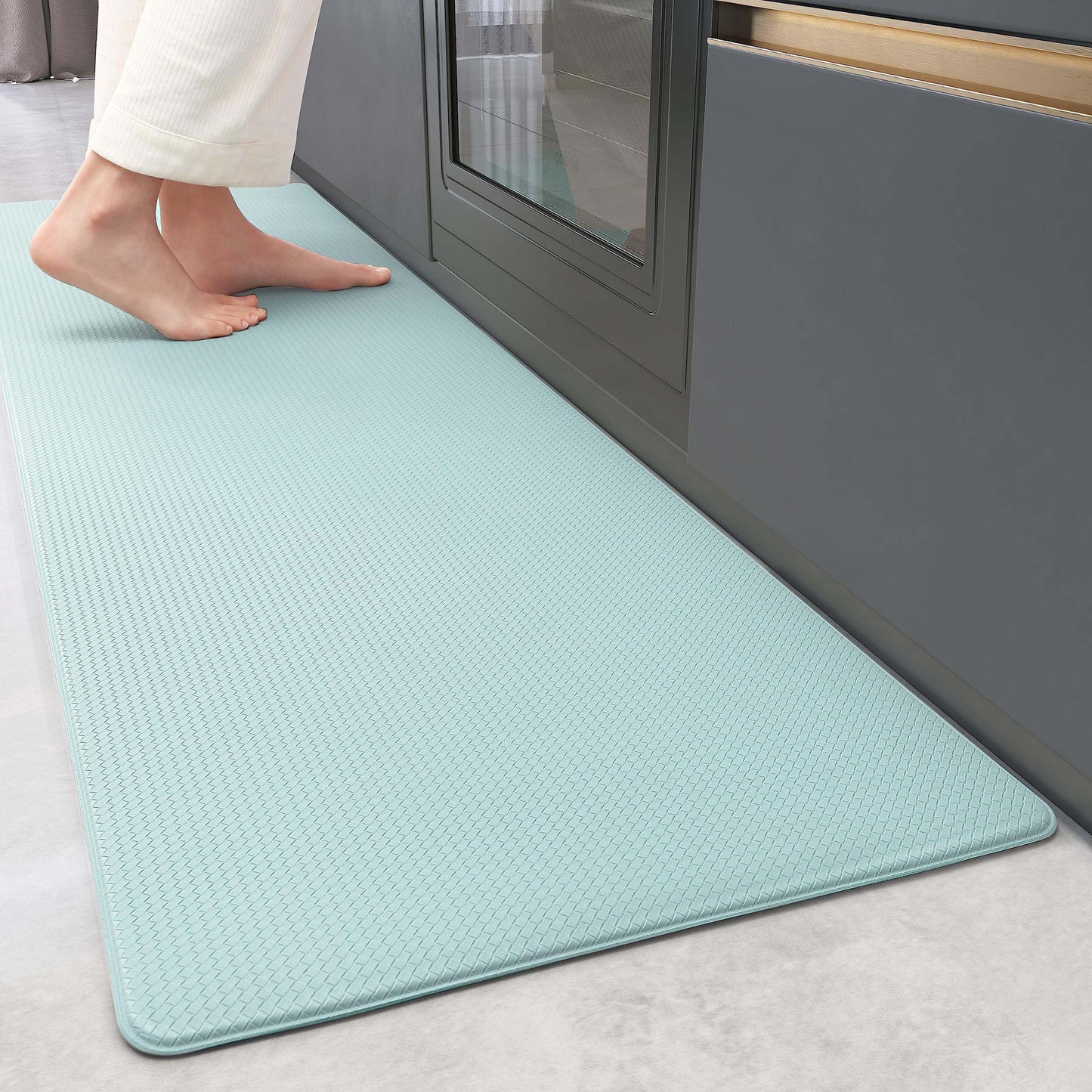 Thickened leather pvc carpet kitchen floor mats waterproof and oil-proof