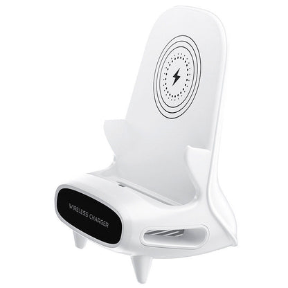 Portable Mini Chair Wireless/Speaker Charger Desk Mobile Phone Holder