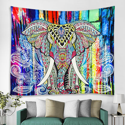 Elephant Digital Printing Background Cloth Ins