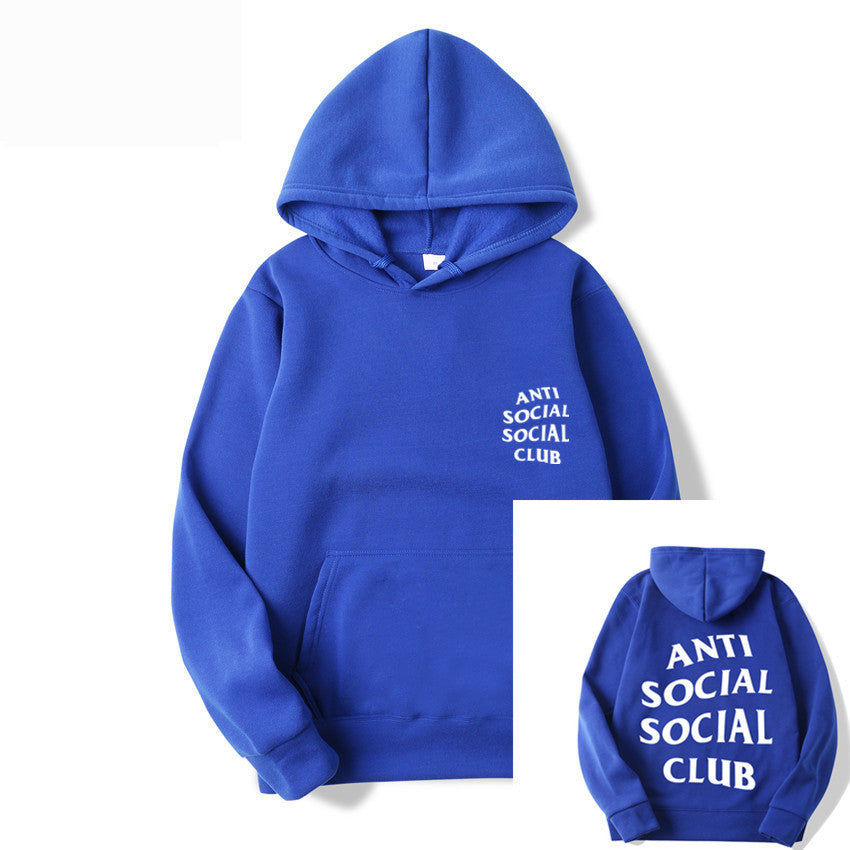 "Anti Social Club" Hoodie Men And Women