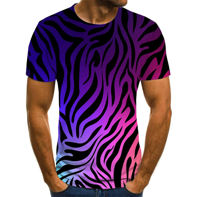 Light Color Casual Men's T-Shirts