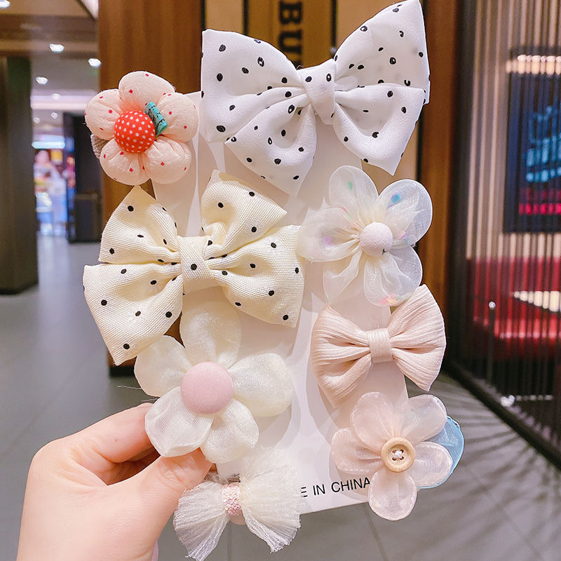 Bow Hair Clip Set Little Princess Does Not Hurt Her Hair