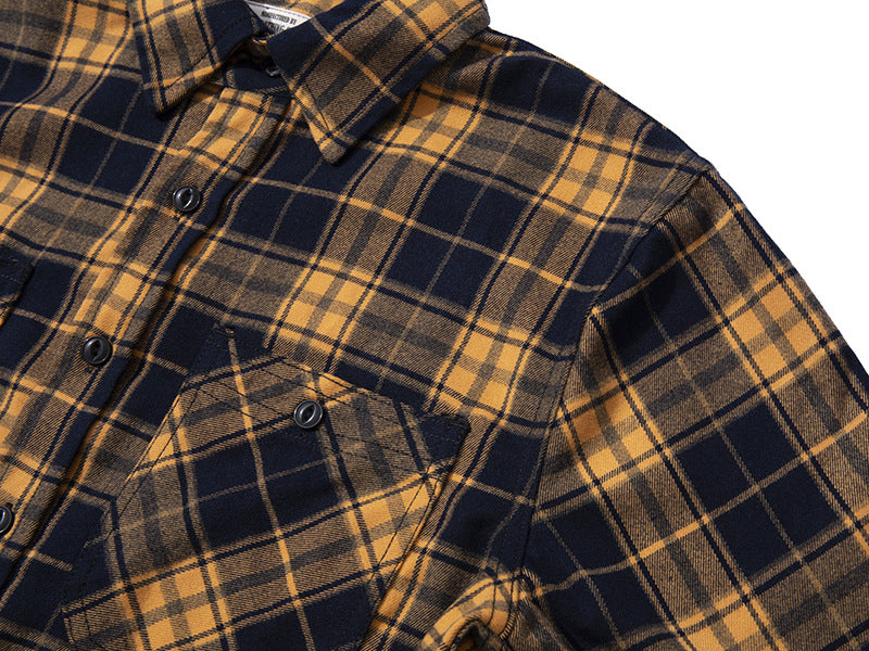 Thick heavy Plaid Shirt For Men