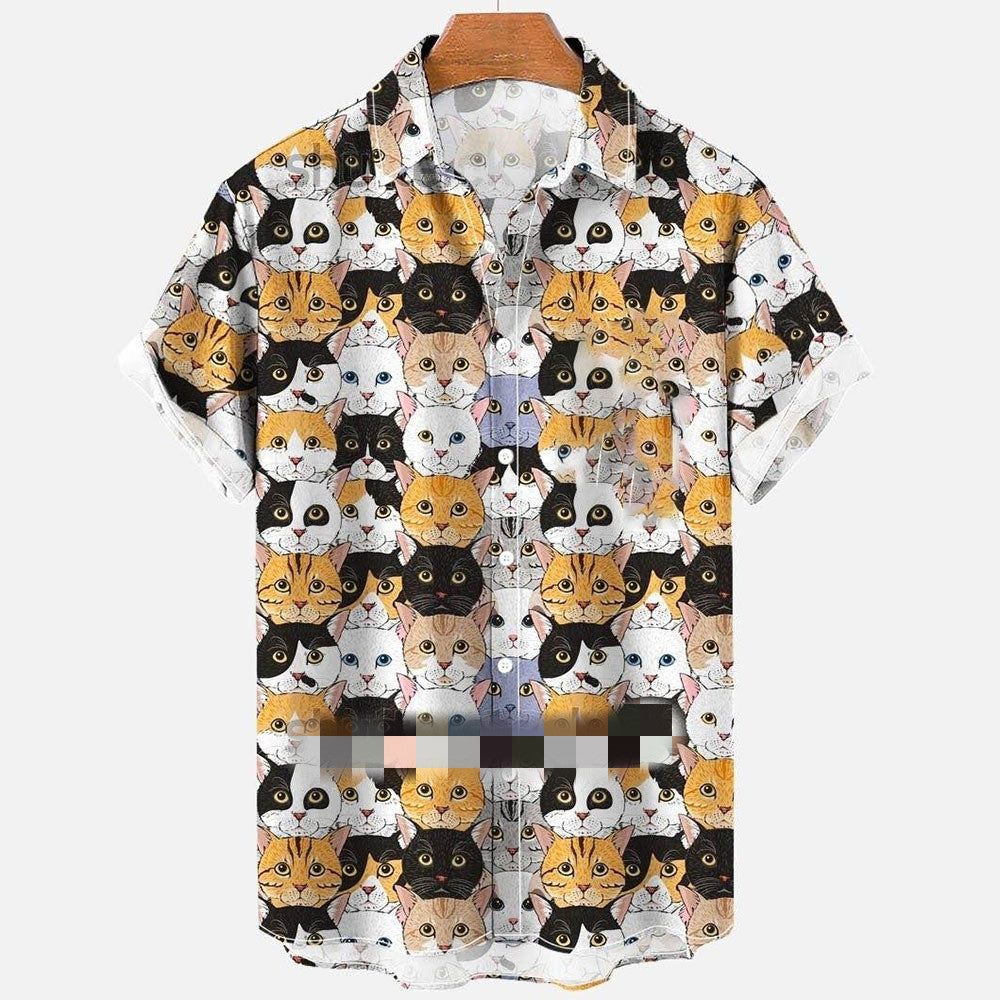 Digital Printed Large Shirt For Men