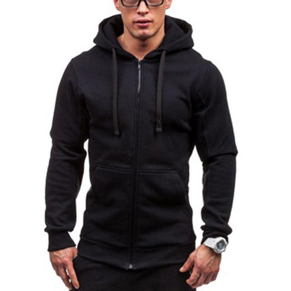 Men Black Hip Hop Mantle Hoodies