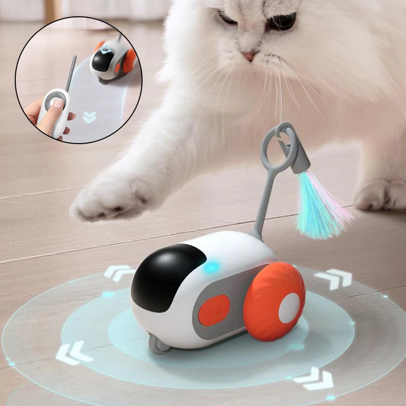 USB Remote Control Interactive Cat Toy Car