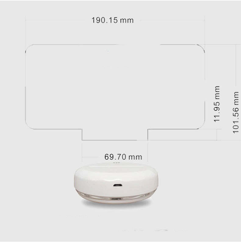 Rechargeable Luminous Acrylic Display Stand Seat Led Advertising Table Card