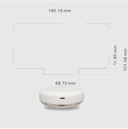 Rechargeable Luminous Acrylic Display Stand Seat Led Advertising Table Card