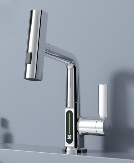 AquaGlow Digital Display Faucet