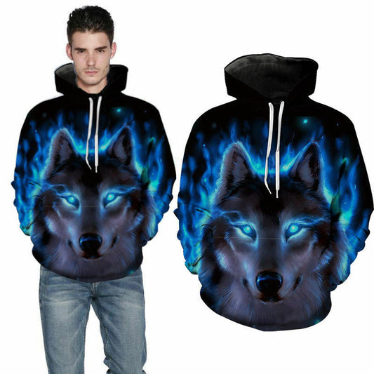 Autumn Glow Wolf hoodie