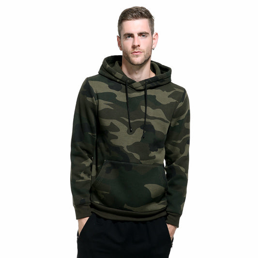 Guochao Hooded Camouflage Jacket