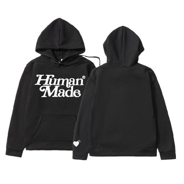 Human Made Fleece Hoodies Sweatshirt Men Women Cotton Girls