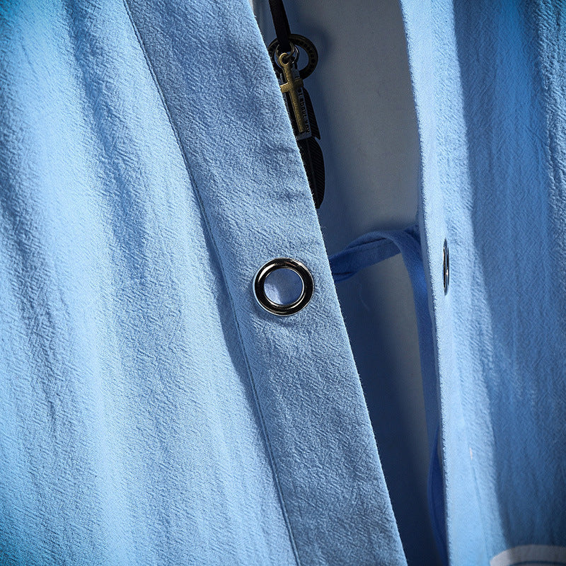 Loose Cotton Linen Robe Hanfu Large Size Men's Japanese Cardigan