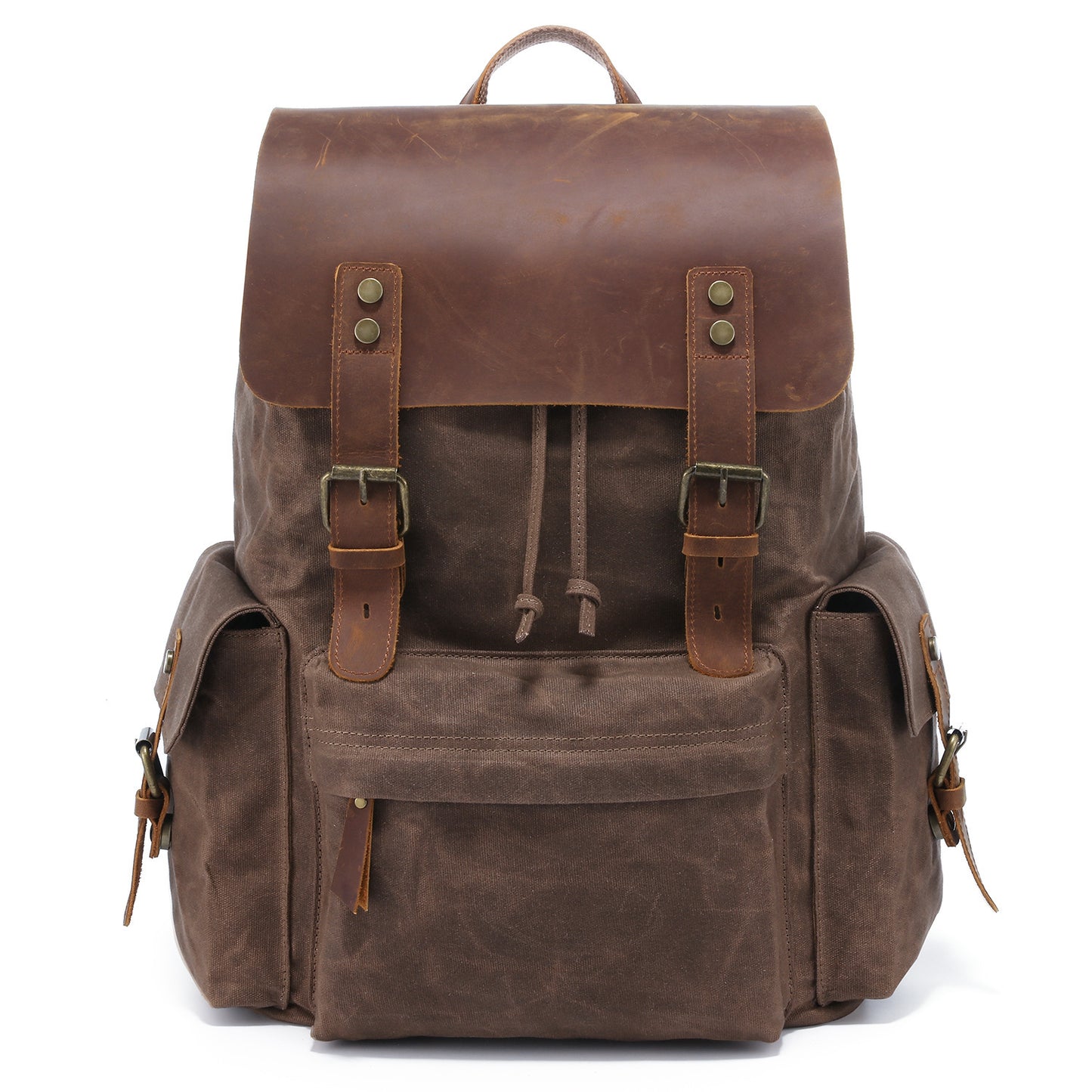 Canvas shoulder bag for men