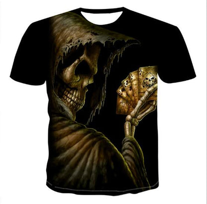 Mens Skull T shirts 3D t- shirts