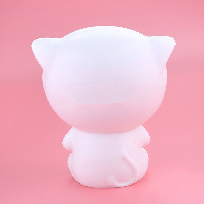 Slow Rebound White Cat Cute Decompression Toy