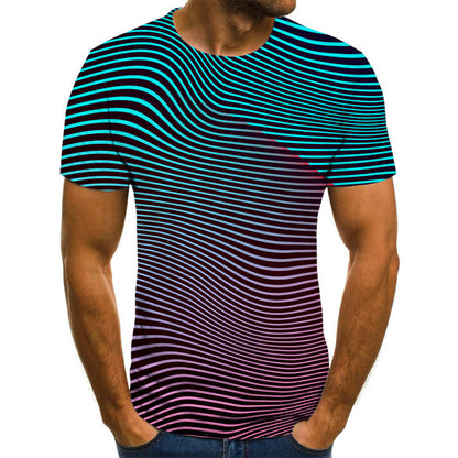 Light Color Casual Men's T-Shirts