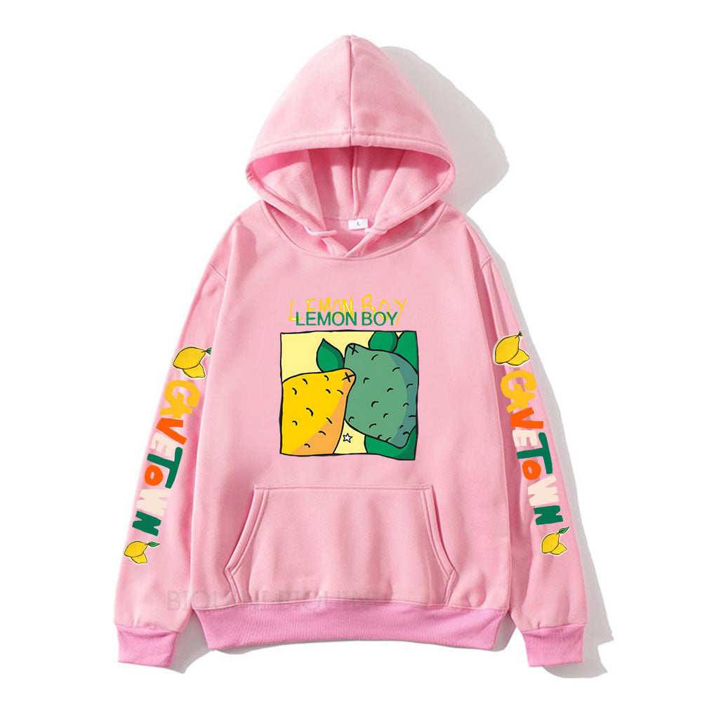 Cavetown Lemon Boy Cartoon Print Hoodies For Fans Mens Cartoon