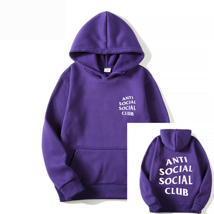 "Anti Social Club" Hoodie Men And Women