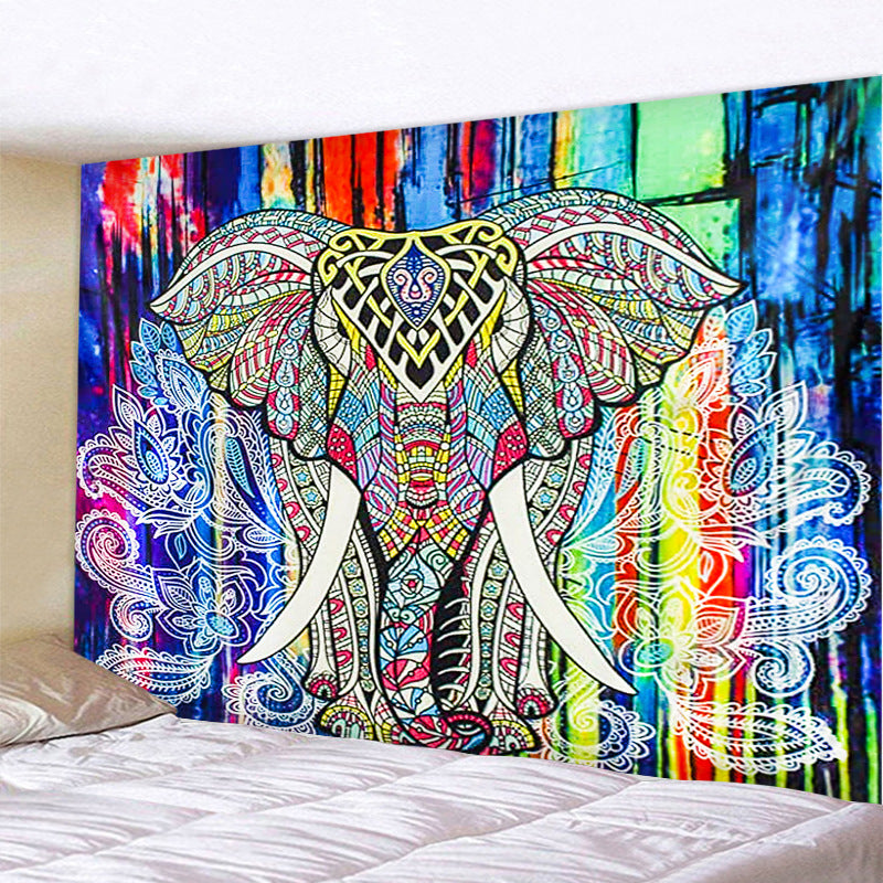 Elephant Digital Printing Background Cloth Ins