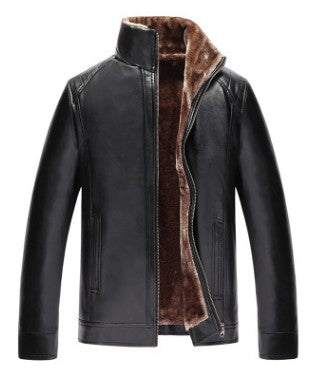 Men's Winter Leather Jacket