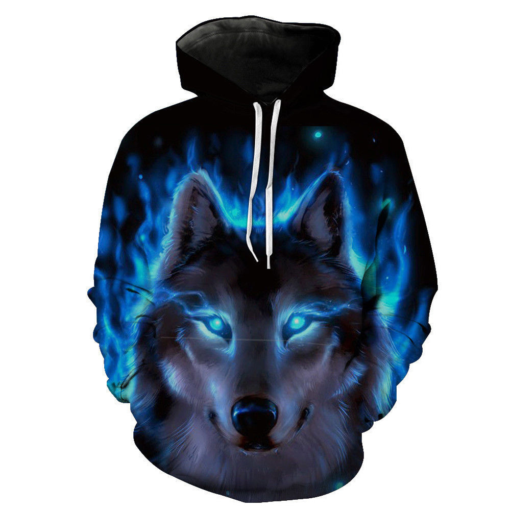 Autumn Glow Wolf hoodie