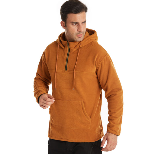 Men's double-sided polar fleece sweater