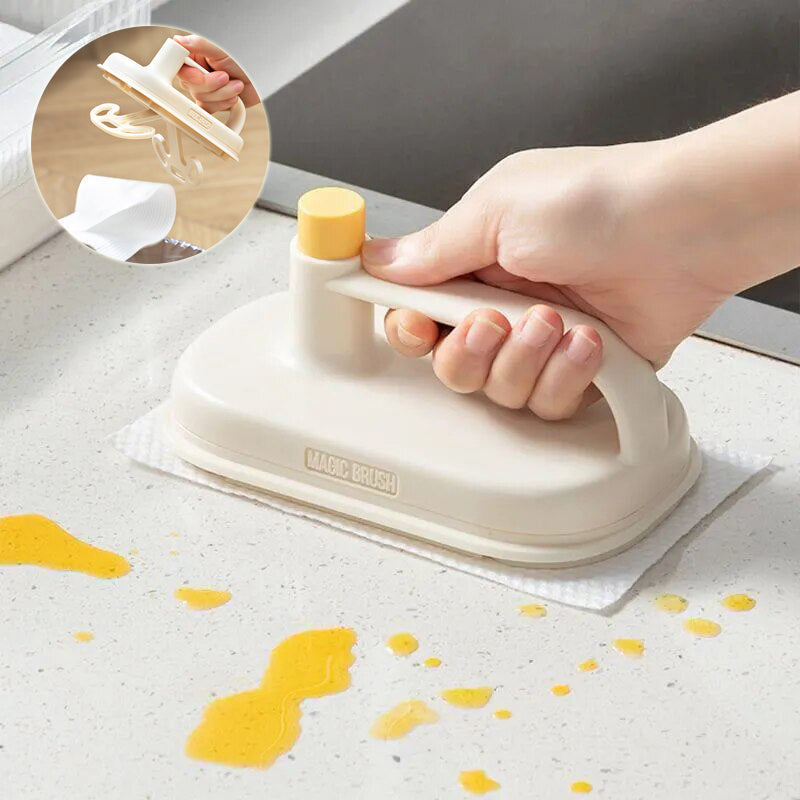 Handle Cleaning Ceramic Cleaning rag Magic Brush