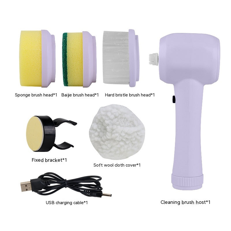 4 In 1 Spinning Scrubber Electric Cleaning Brush