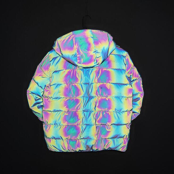 Rainbow reflection winter jacket