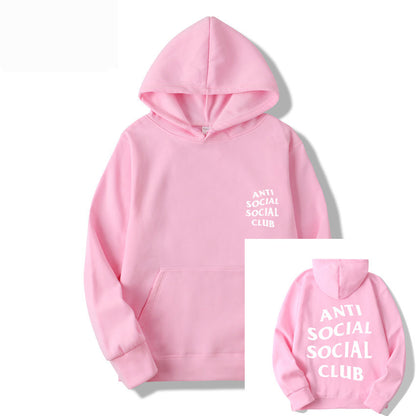 "Anti Social Club" Hoodie Men And Women