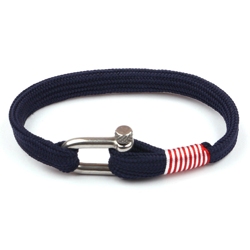 Anchor men's bracelet