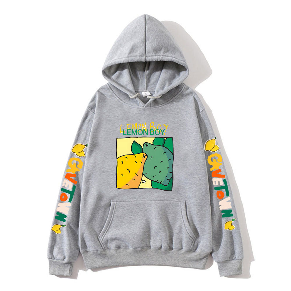 Cavetown Lemon Boy Cartoon Print Hoodies For Fans Mens Cartoon