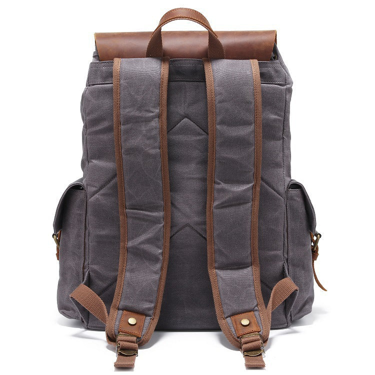 Canvas shoulder bag for men