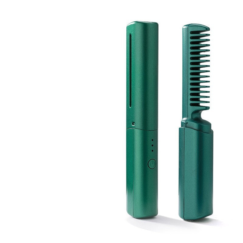 Professional Wireless Hair Straightener Curler Comb