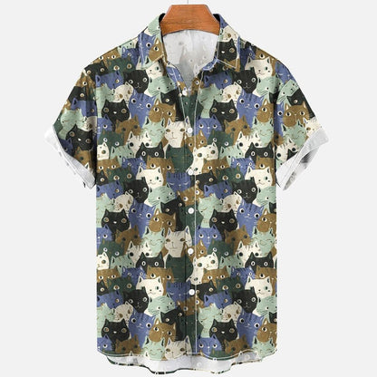 Digital Printed Large Shirt For Men