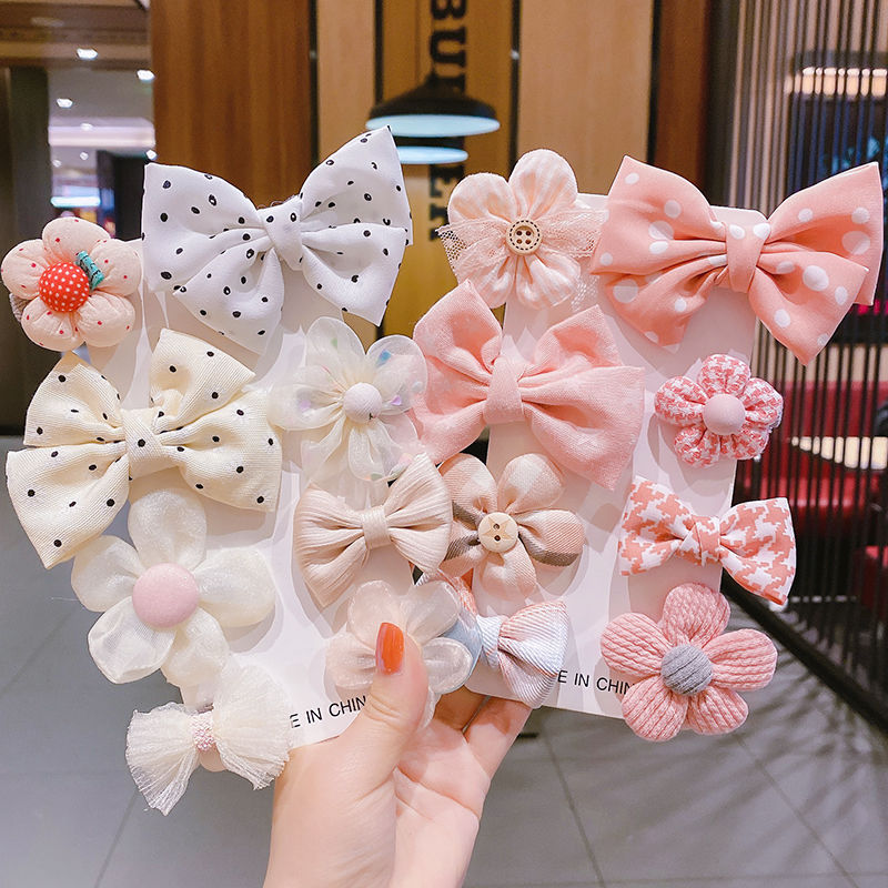 Bow Hair Clip Set Little Princess Does Not Hurt Her Hair