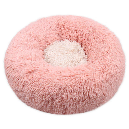 Winter Warm Plush Kennel Round