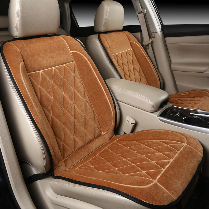 Winter car heating cushion