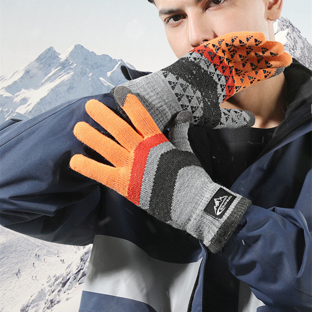 Knitted Gloves For Men And Women For Outdoor Riding