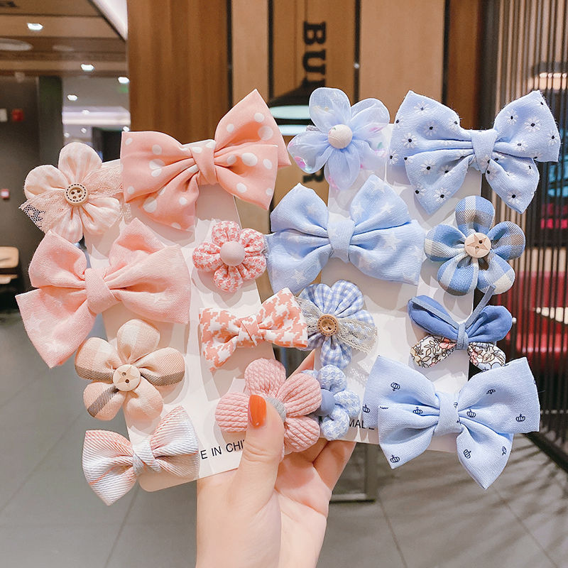 Bow Hair Clip Set Little Princess Does Not Hurt Her Hair