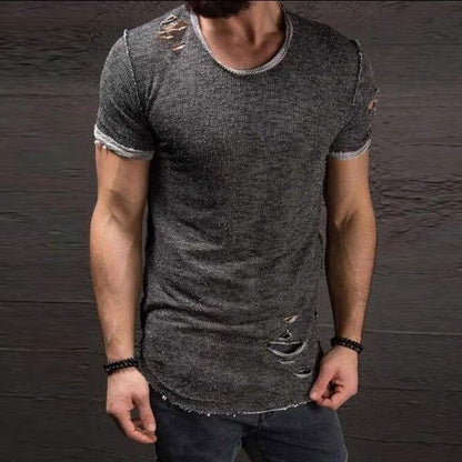 Ripped Short Sleeve T-Shirts