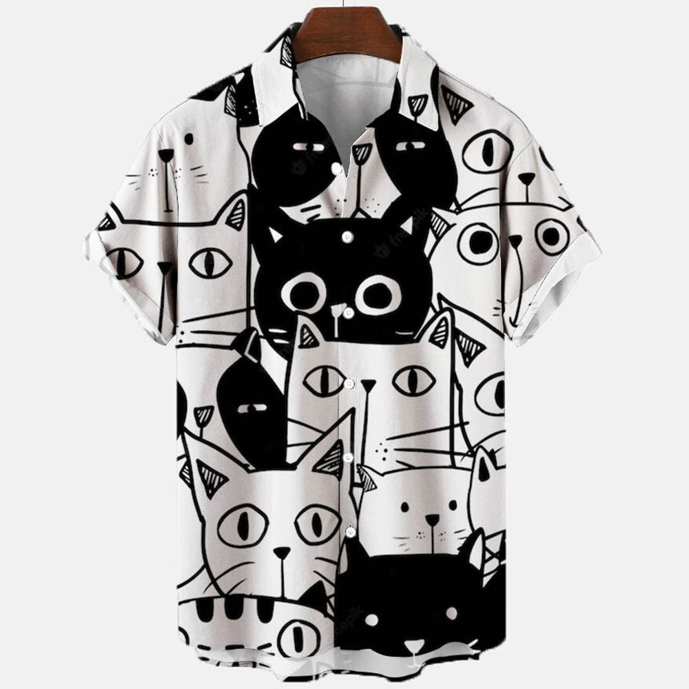 Digital Printed Large Shirt For Men