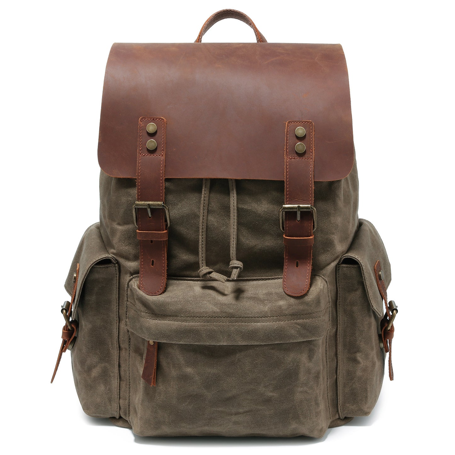 Canvas shoulder bag for men