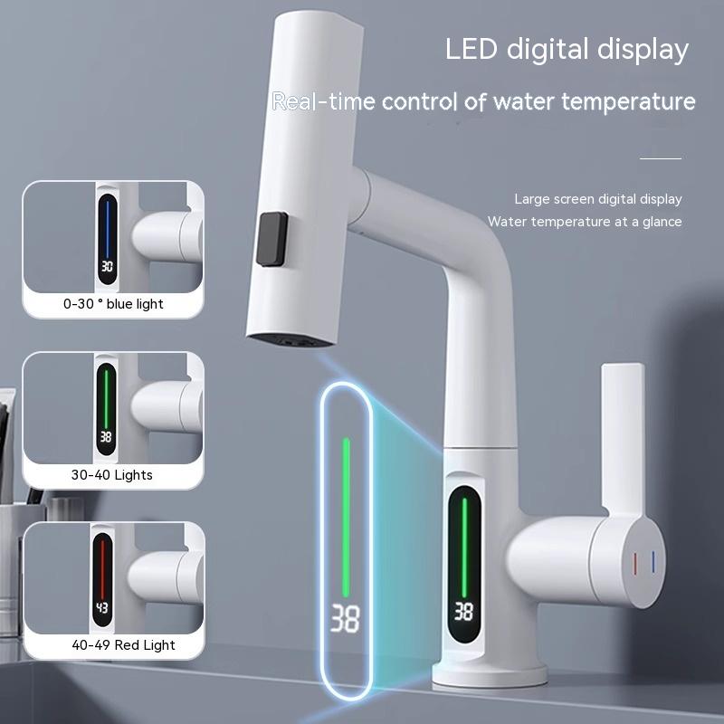 AquaGlow Digital Display Faucet