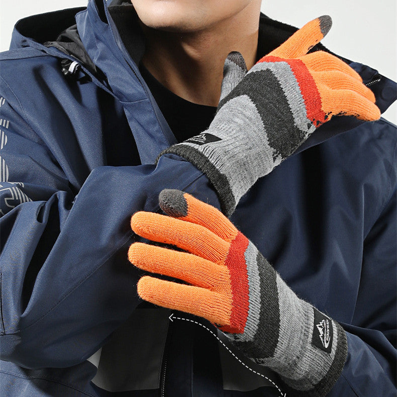 Knitted Gloves For Men And Women For Outdoor Riding