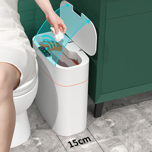 Smart Trash Can With Lid For Bedroom And Living Room Kitchen Storage Box